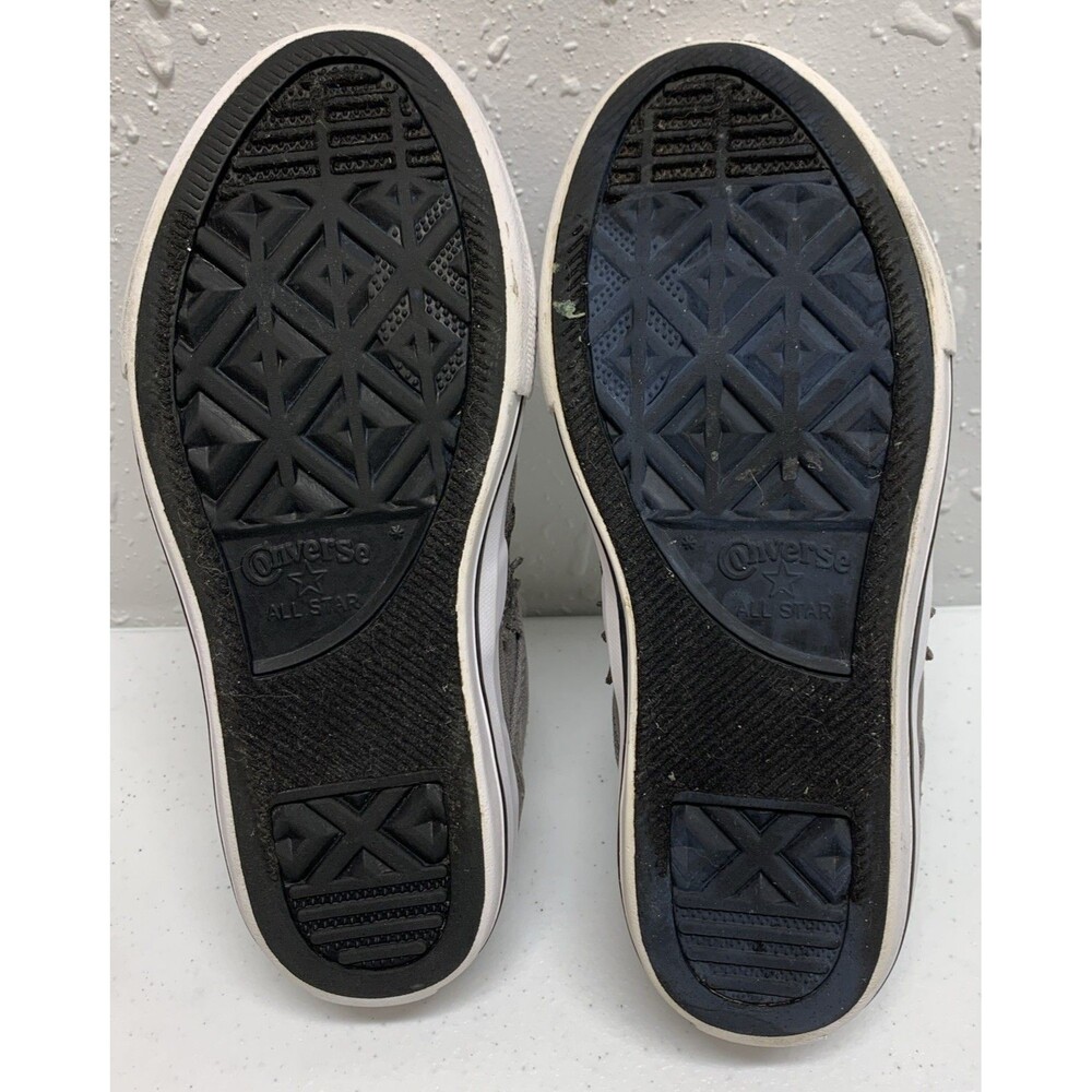 Converse Pro Blaze Shoes Sneakers Youth 13 Gray Star Chevron Canvas - Picture 4 of 9
